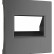 Накладка для розетки Ethernet RJ-45 Werkel графит W1191104