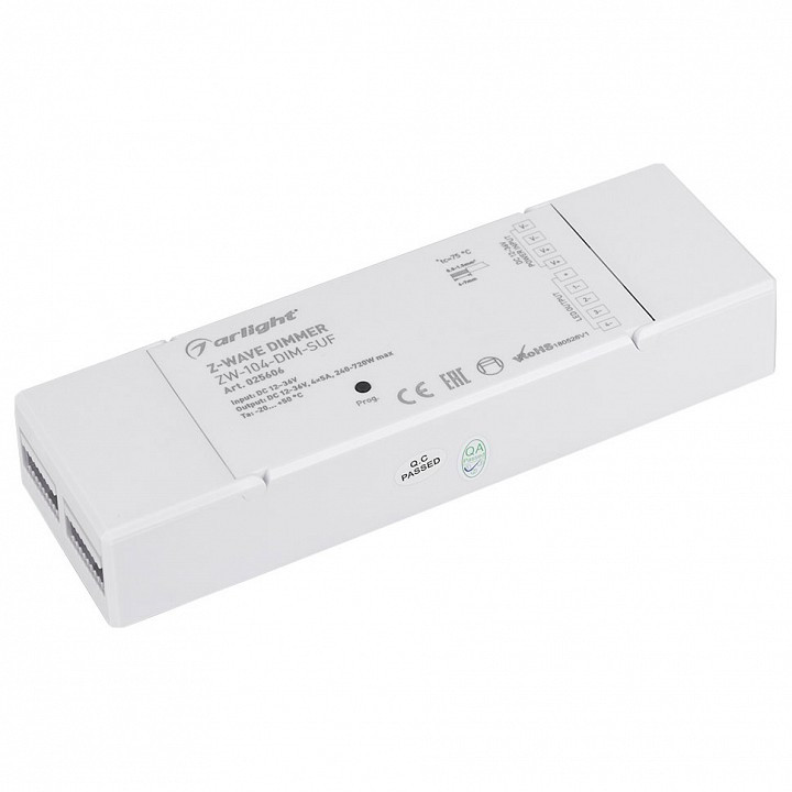 Контроллер-диммер Arlight Intelligent ZW-104-DIM-SUF (12-36V, 4x5A)