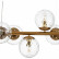 Подвесная люстра Indigo Cocoon 11008/9P Brass
