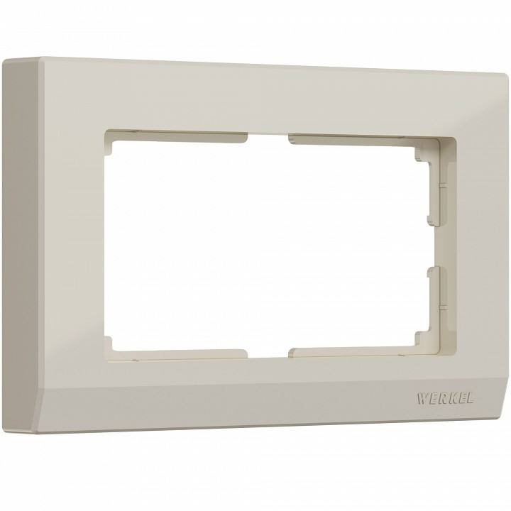 Рамка для двойной розетки Werkel слоновая кость WL04-Frame-01-DBL-ivory (слоновая кость)