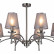 Люстра на штанге Escada Faith 694/8PL Nickel