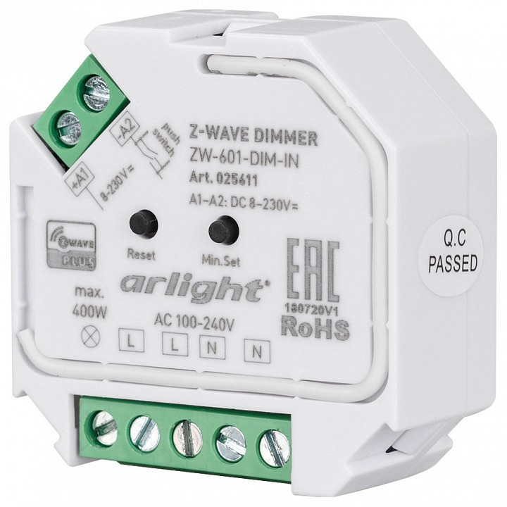 Контроллер-диммер Arlight Intelligent ZW-601-DIM-IN (100-240V, 1x2A)