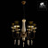 Подвесная люстра Arte Lamp Fortezza A1843LM-6BG