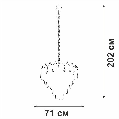 Подвесная люстра Vitaluce V5813 V5813-8/17