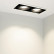 Встраиваемый светильник Arlight CL-KARDAN-S375x190-2x25W Warm3000 (WH-BK, 30 deg) 028863