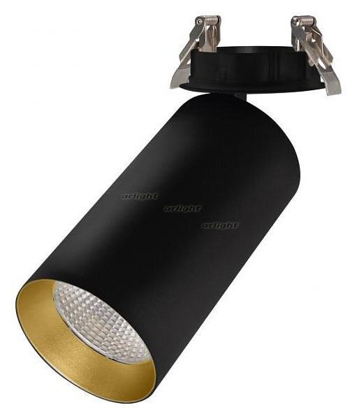 Спот Arlight SP-POLO-BUILT-R95-25W Day4000 (BK-GD, 40 deg) 027338