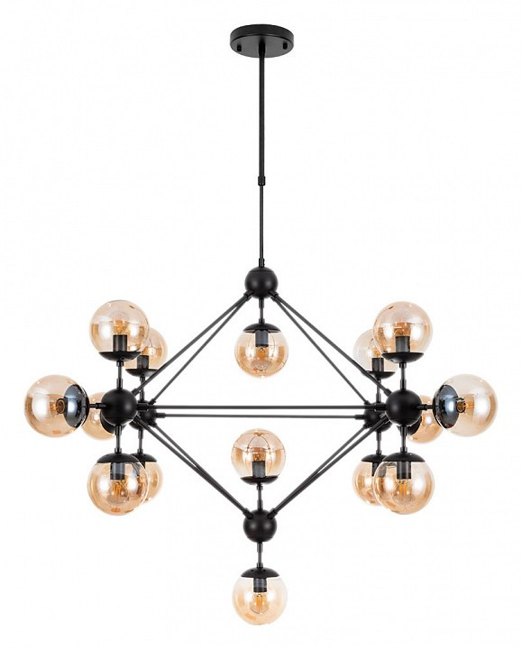 Люстра на штанге Arte Lamp Bolla A1664SP-15BK