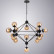 Люстра на штанге Arte Lamp Bolla A1664SP-15BK