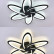 Потолочная люстра Natali Kovaltseva High-Tech Led Lamps HIGH-TECH LED LAMPS 82008 BLACK