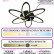 Потолочная люстра Natali Kovaltseva High-Tech Led Lamps HIGH-TECH LED LAMPS 82008 BLACK