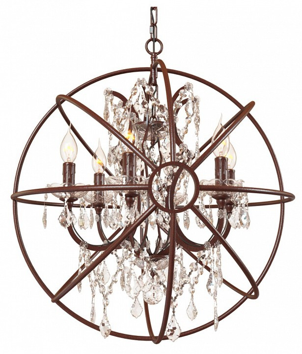 Подвесная люстра Loft it Foucaults Orb Crystal LOFT1897/6