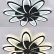 Потолочная люстра Natali Kovaltseva High-Tech Led Lamps HIGH-TECH LED LAMPS 82009 BLACK