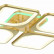 Потолочная люстра EVOLED Valia SLE500422-04RGB