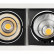 Встраиваемый светильник Arlight CL-KARDAN-S283x152-2x25W Day4000 (WH-BK, 30 deg) 027924