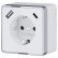 Розетка с заземлением и со шторками и USB Werkel Gallant (белая) W5071701