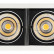 Встраиваемый светильник Arlight CL-KARDAN-S283x152-2x25W White6000 (WH-BK, 30 deg) 028860