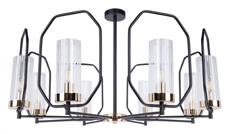 Люстра на штанге Arte Lamp Celaeno A7004PL-8BK