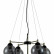 Подвесная люстра Indigo Grappoli 11029/5P Black