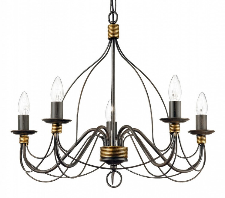 Подвесная люстра Ideal Lux Corte CORTE SP5 RUGGINE