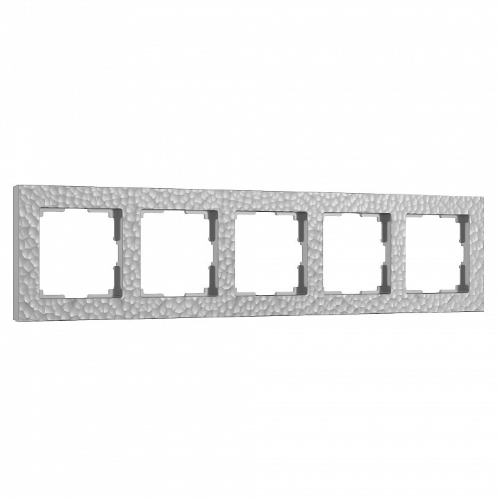 Рамка на 5 постов Werkel Hammer серебряный W0052406