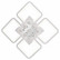 Потолочная люстра Natali Kovaltseva Cascade LED LAMPS 81157