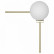 Накладной светильник Loft it Meridian 10132/B Gold