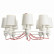 Подвесная люстра Arte Lamp Sergio A3325LM-8WH