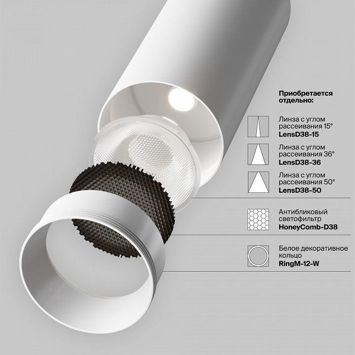 Светильник на штанге Maytoni Focus LED TR032-4-12WTW-M-DSZ-W