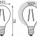 Набор ламп светодиодных Gauss Filament E14 7Вт 4100K 105901207T