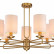 Люстра на штанге Escada Eclipse 10166/7PL Brass