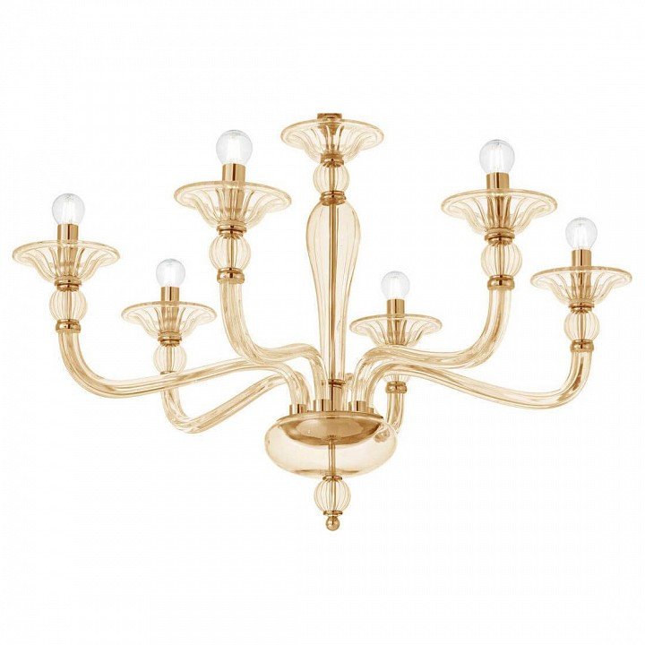 Подвесная люстра Ideal Lux Danieli DANIELI SP6 AMBRA