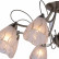 Потолочная люстра Arte Lamp Monica A6189PL-8AB