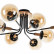 Люстра на штанге Arte Lamp Oxford A2716PL-8BK
