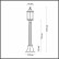 Наземный высокий светильник Odeon Light Mavret 4961/1F