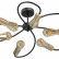 Потолочная люстра Vitaluce V3076 V3076-1/6PL