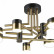 Люстра на штанге Natali Kovaltseva Loft Led LED LAMPS 81369 GOLD BLACK