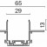 Трек встраиваемый Maytoni Busbar trunkings Radity TRA084MP-12B
