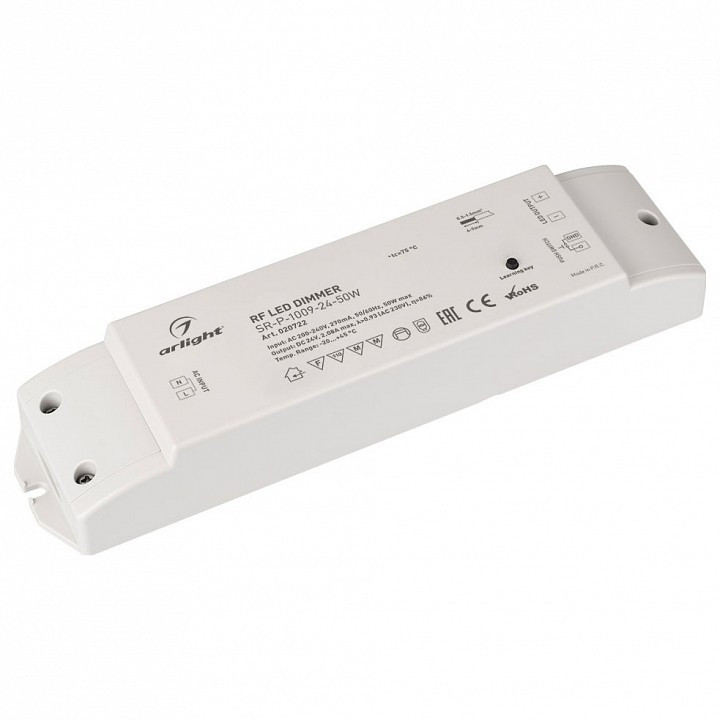 Контроллер-диммер Arlight SR-P-10 SR-P-1009-24-50W (220V, 24V, 50W)