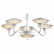 Подвесная люстра Arte Lamp 5168 A5168LM-5WH