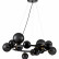 Подвесная люстра Indigo Molecola 11018/14P Black