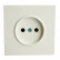 Розетка без заземления и со шторкой, без рамки Stekker RST16-5109-01 49876