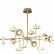 Люстра на штанге Escada Gravity 10252/12LED Gold