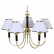 Подвесная люстра Arte Lamp Catrin A3545LM-5GO