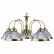 Подвесная люстра Arte Lamp American Diner A9366LM-5AB