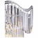 Подвесной светильник Natali Kovaltseva Angel ANGEL 81429/8C CHROME