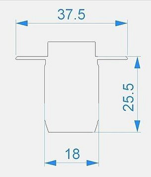 Набор из 10 заглушек для профиля Deko-Light H-ET-03-10 979200