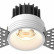 Встраиваемый светильник Maytoni Round DL058-7W3K-TRS-W