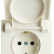 Розетка без заземления и со шторкой, без рамки с крышкой Stekker RST16-5112-01 49881