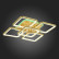 Потолочная люстра EVOLED Valia SLE500422-05RGB