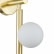 Бра Indigo Flusso 11025/3W Gold